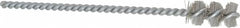 Weiler - 0.515" Diam Helical Nylon Tube Brush - 0.012" Filament Diam, 1" Brush Length, 5" OAL, 0.194" Diam Shank - Exact Tooling