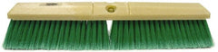 Weiler - 18" General Purpose Synthetic Push Broom - 3" Bristle Length, Foam Block, Threaded Handle Connection, Handle Sold Separately - Exact Tooling