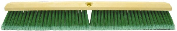 Weiler - 24" General Purpose Synthetic Push Broom - 3" Bristle Length, Foam Block, Threaded Handle Connection, Handle Sold Separately - Exact Tooling