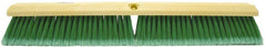 Weiler - 24" General Purpose Synthetic Push Broom - 3" Bristle Length, Foam Block, Threaded Handle Connection, Handle Sold Separately - Exact Tooling