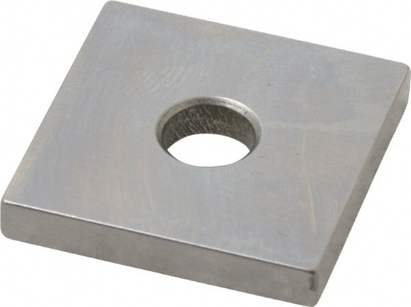 Mitutoyo - 0.147" Square Steel Gage Block - Accuracy Grade 0, Includes Certificate of Inspection - Exact Tooling