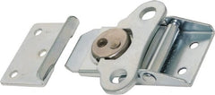 Value Collection - 3.43" Long x 2-3/4" Wide x 0.670" High, Draw Latch - Steel, with Zinc Plate, Bright Chromate Dip Finish - Exact Tooling