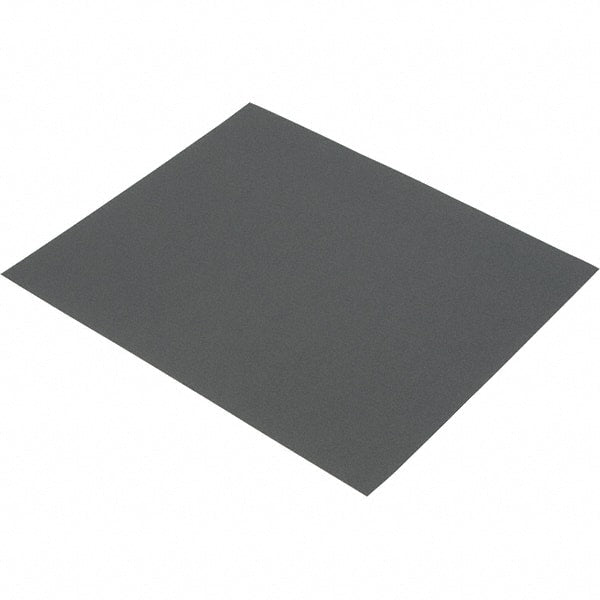 Value Collection - 400 Grit, Silicon Carbide Sanding Sheet - 11" Long x 9" Wide, Super Fine Grade, A Weighted Paper Backing - Exact Tooling