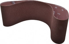 Norton - 6" Wide x 48" OAL, 60 Grit, Aluminum Oxide Abrasive Belt - Aluminum Oxide, Medium, Coated - Exact Tooling