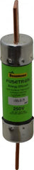 Cooper Bussmann - 250 VAC, 75 Amp, Time Delay General Purpose Fuse - Bolt-on Mount, 5-7/8" OAL, 20 at DC, 200 (RMS) kA Rating, 1-1/16" Diam - Exact Tooling