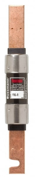 Cooper Bussmann - 300 VDC, 600 VAC, 450 Amp, Time Delay General Purpose Fuse - Bolt-on Mount, 13-3/8" OAL, 20 at DC, 200 (RMS) kA Rating, 3-1/8" Diam - Exact Tooling