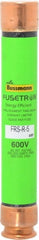 Cooper Bussmann - 300 VDC, 600 VAC, 5 Amp, Time Delay General Purpose Fuse - Fuse Holder Mount, 127mm OAL, 20 at DC, 200 (RMS) kA Rating, 13/16" Diam - Exact Tooling