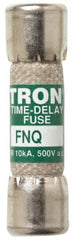 Cooper Bussmann - 500 VAC, 0.13 Amp, Time Delay General Purpose Fuse - Fuse Holder Mount, 1-1/2" OAL, 10 at AC kA Rating, 13/32" Diam - Exact Tooling