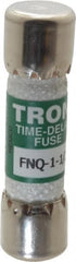 Cooper Bussmann - 500 VAC, 1.5 Amp, Time Delay General Purpose Fuse - Fuse Holder Mount, 1-1/2" OAL, 10 at AC kA Rating, 13/32" Diam - Exact Tooling