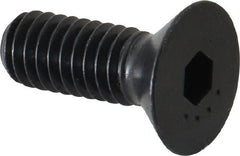 Camcar - 5/16-18 UNC Hex Socket Drive, 82° Flat Screw - Alloy Steel, Black Oxide Finish, Fully Threaded, 7/8" OAL - Exact Tooling