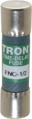 Cooper Bussmann - 500 VAC, 0.5 Amp, Time Delay General Purpose Fuse - Fuse Holder Mount, 1-1/2" OAL, 10 at AC kA Rating, 13/32" Diam - Exact Tooling