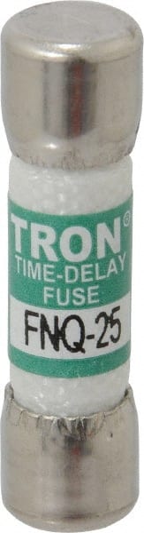 Cooper Bussmann - 500 VAC, 25 Amp, Time Delay General Purpose Fuse - Fuse Holder Mount, 1-1/2" OAL, 10 at AC kA Rating, 13/32" Diam - Exact Tooling
