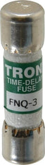 Cooper Bussmann - 500 VAC, 3 Amp, Time Delay General Purpose Fuse - Fuse Holder Mount, 1-1/2" OAL, 10 at AC kA Rating, 13/32" Diam - Exact Tooling