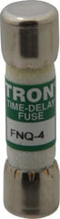 Cooper Bussmann - 500 VAC, 4 Amp, Time Delay General Purpose Fuse - Fuse Holder Mount, 1-1/2" OAL, 10 at AC kA Rating, 13/32" Diam - Exact Tooling