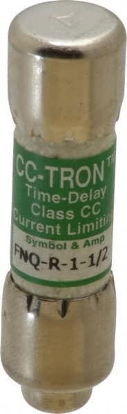 Cooper Bussmann - 300 VDC, 600 VAC, 1.5 Amp, Time Delay General Purpose Fuse - Fuse Holder Mount, 1-1/2" OAL, 200 at AC (RMS) kA Rating, 13/32" Diam - Exact Tooling