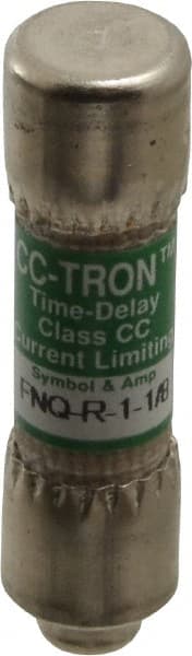 Cooper Bussmann - 300 VDC, 600 VAC, 1.13 Amp, Time Delay General Purpose Fuse - Fuse Holder Mount, 1-1/2" OAL, 200 at AC (RMS) kA Rating, 13/32" Diam - Exact Tooling