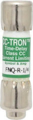 Cooper Bussmann - 300 VDC, 600 VAC, 0.25 Amp, Time Delay General Purpose Fuse - Fuse Holder Mount, 1-1/2" OAL, 200 at AC (RMS) kA Rating, 13/32" Diam - Exact Tooling