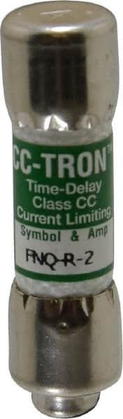Cooper Bussmann - 300 VDC, 600 VAC, 2 Amp, Time Delay General Purpose Fuse - Fuse Holder Mount, 1-1/2" OAL, 200 at AC (RMS) kA Rating, 13/32" Diam - Exact Tooling