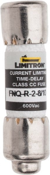 Cooper Bussmann - 300 VDC, 600 VAC, 2.8 Amp, Time Delay General Purpose Fuse - Fuse Holder Mount, 1-1/2" OAL, 200 at AC (RMS) kA Rating, 13/32" Diam - Exact Tooling