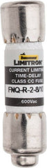 Cooper Bussmann - 300 VDC, 600 VAC, 2.8 Amp, Time Delay General Purpose Fuse - Fuse Holder Mount, 1-1/2" OAL, 200 at AC (RMS) kA Rating, 13/32" Diam - Exact Tooling