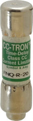 Cooper Bussmann - 300 VDC, 600 VAC, 20 Amp, Time Delay General Purpose Fuse - Fuse Holder Mount, 1-1/2" OAL, 20 at DC, 200 at AC (RMS) kA Rating, 13/32" Diam - Exact Tooling