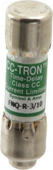 Cooper Bussmann - 300 VDC, 600 VAC, 0.3 Amp, Time Delay General Purpose Fuse - Fuse Holder Mount, 1-1/2" OAL, 200 at AC (RMS) kA Rating, 13/32" Diam - Exact Tooling