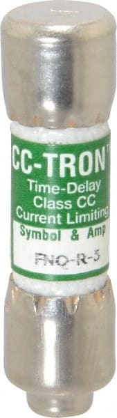 Cooper Bussmann - 300 VDC, 600 VAC, 5 Amp, Time Delay General Purpose Fuse - Fuse Holder Mount, 1-1/2" OAL, 200 at AC (RMS) kA Rating, 13/32" Diam - Exact Tooling