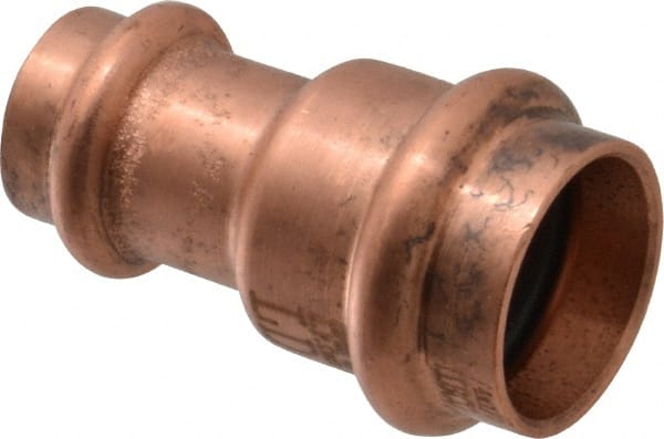NIBCO - 3/4 x 1/2" Wrot Copper Pipe Reducer Coupling - P x P, Press Fitting - Exact Tooling