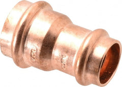 NIBCO - 1 x 3/4" Wrot Copper Pipe Reducer Coupling - P x P, Press Fitting - Exact Tooling