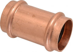 NIBCO - 1-1/2" Wrot Copper Pipe Coupling - P x P, Press Fitting - Exact Tooling