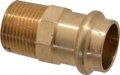 NIBCO - 3/4" Wrot Copper Pipe Adapter - P x M, Press Fitting - Exact Tooling