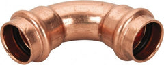 NIBCO - 3/4" Wrot Copper Pipe 90° Elbow - P x P, Press Fitting - Exact Tooling