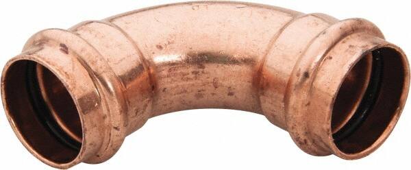 NIBCO - 1" Wrot Copper Pipe 90° Elbow - P x P, Press Fitting - Exact Tooling