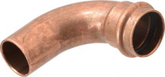 NIBCO - 1" Wrot Copper Pipe 90° Elbow - Ftg x P, Press Fitting - Exact Tooling