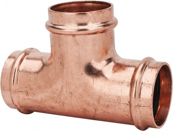 NIBCO - 2" Wrot Copper Pipe Tee - P, Press Fitting - Exact Tooling