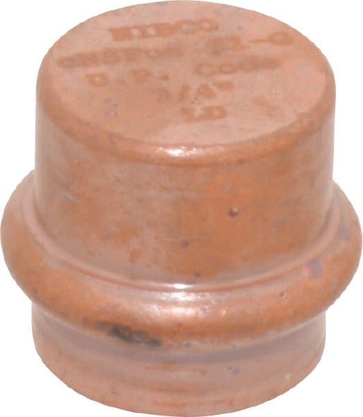 NIBCO - 3/4" Wrot Copper Pipe End Cap - P, Press Fitting - Exact Tooling