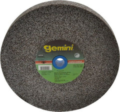 Norton - 24 Grit Aluminum Oxide Bench & Pedestal Grinding Wheel - 8" Diam x 1" Hole x 1" Thick, 3600 Max RPM, Very Coarse Grade - Exact Tooling