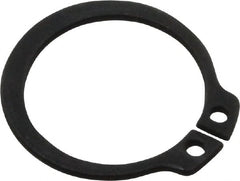 Value Collection - 0.559" Groove Diam, 19/32" Shaft Diam, Phosphate Spring Steel, Snap External Retaining Rings - 0.039" Groove Width, 0.035" Ring Thickness - Exact Tooling