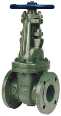 NIBCO - 2-1/2" Pipe, Class 150, Flanged-Raised Face Ductile Iron Solid Wedge OS & Y Gate Valve - 285 WOG, 150 WSP, Bolted Bonnet - Exact Tooling