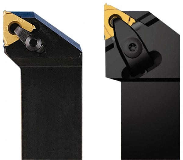 Seco - External Thread, Left Hand Cut, 1" Shank Width x 1" Shank Height Indexable Threading Toolholder - 6" OAL, 16EL Insert Compatibility, CE Toolholder - Exact Tooling