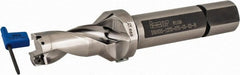 Iscar - 1.38" Max Drill Depth, 2xD, 11/16" Diam, Indexable Insert Drill - 3/4" Shank Diam, Straight Shank - Exact Tooling