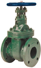 NIBCO - 5" Pipe, Class 150, Flanged-Raised Face Ductile Iron Solid Wedge Stem Gate Valve - 285 WOG, 150 WSP, Bolted Bonnet - Exact Tooling