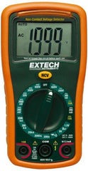 Extech - EX310, CAT III, 600 VAC/VDC, Digital Manual Ranging Multimeter - 200 mOhm, Measures Voltage, Current, Resistance - Exact Tooling