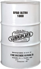Lubriplate - 55 Gal Drum, Synthetic Gear Oil - 15°F to 400°F, 4900 SUS Viscosity at 100°F, 372 SUS Viscosity at 210°F, ISO 1000 - Exact Tooling