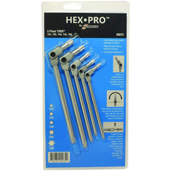 75 SET 5 CHROME TORX HEXP - Exact Tooling