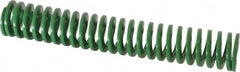 Dayton Lamina - 3/4" Hole Diam, 3/8" Rod Diam, 4-1/2" Free Length, Green Die Spring - 6 Lb Max Deflection, 1.8" Max Deflection, Light Duty, Chromium Vanadium Steel - Exact Tooling