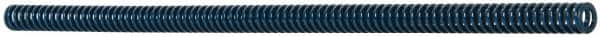 Dayton Lamina - 1/2" Hole Diam, 9/32" Rod Diam, 12" Free Length, Blue Die Spring - 1.24 Lb Max Deflection, 4.5" Max Deflection, Medium Duty, Chromium Vanadium Steel - Exact Tooling