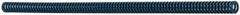 Dayton Lamina - 1/2" Hole Diam, 9/32" Rod Diam, 12" Free Length, Blue Die Spring - 1.24 Lb Max Deflection, 4.5" Max Deflection, Medium Duty, Chromium Vanadium Steel - Exact Tooling