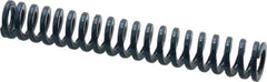 Dayton Lamina - 5/8" Hole Diam, 11/32" Rod Diam, 4" Free Length, Blue Die Spring - 7.6 Lb Max Deflection, 1.51" Max Deflection, Medium Duty, Chromium Vanadium Steel - Exact Tooling
