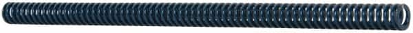 Dayton Lamina - 5/8" Hole Diam, 11/32" Rod Diam, 12" Free Length, Blue Die Spring - 2.36 Lb Max Deflection, 4.5" Max Deflection, Medium Duty, Chromium Vanadium Steel - Exact Tooling